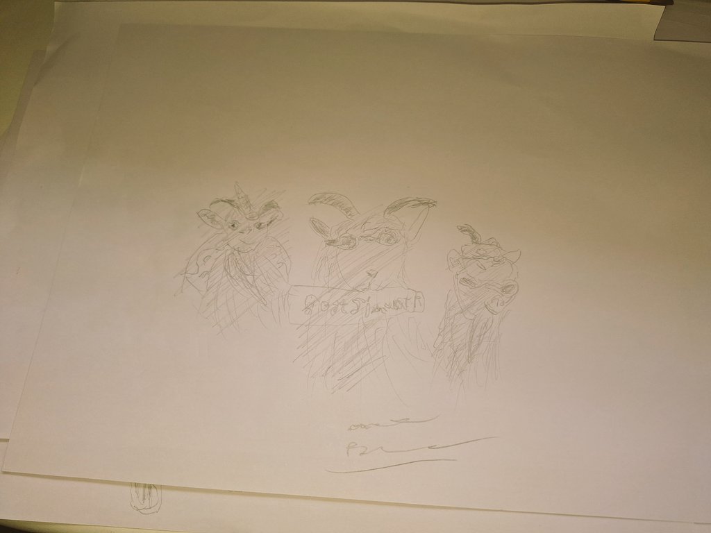 Here's a goat simulator 3  sketch I did  <a href="/CoffeeStainNrth/">Coffee Stain North</a> @coffeestainstudio