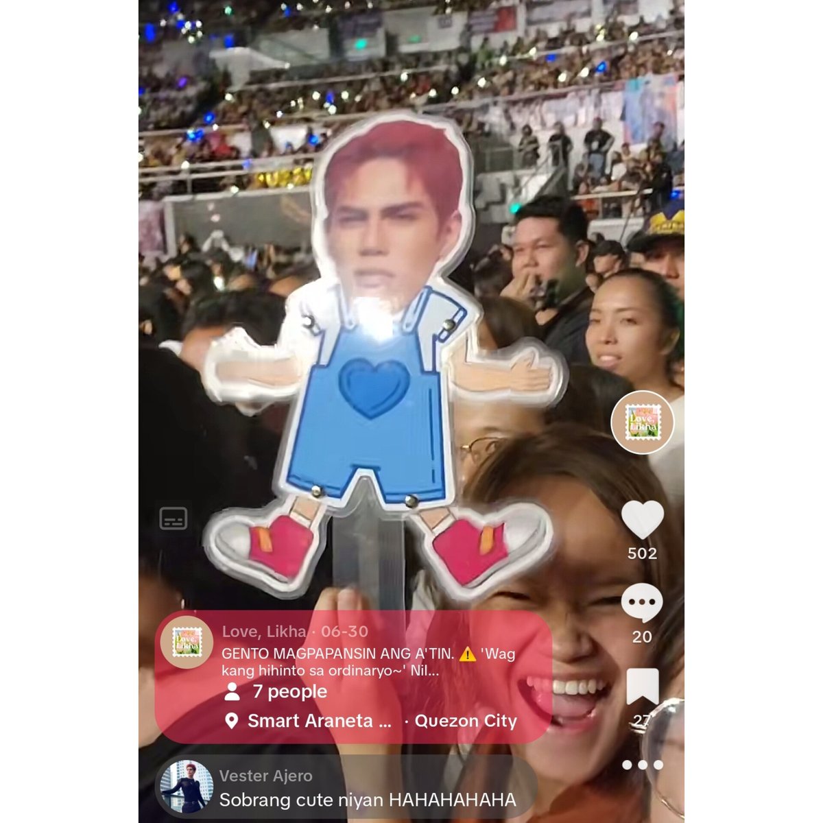 antonettedlrmds's tweet photo. O to the M to the G, ang layo na nang narating ng JUNARD MIDGET ko! 😭

✨️ Part of #PAGTATAGTourMNLDay2Vlog
✨️ Stell commented on my post
✨️ Noticed by Stell and Josh during concert

Sana next time selfie na 🤞
@SB19Official @stellajero_ 
#SB19 #SB19_STELL @lovelikha_ph https://t.co/WOVFWlnLSE