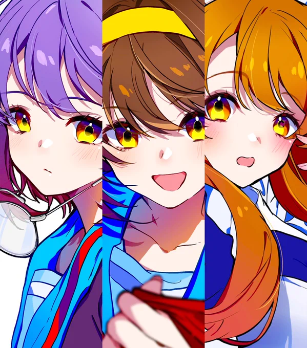 #絵を彩度100にすると超派手え、こっちの方が映えてる?!普段もっと明るくしてもいいのかな?…なにかお手本になった気がする 