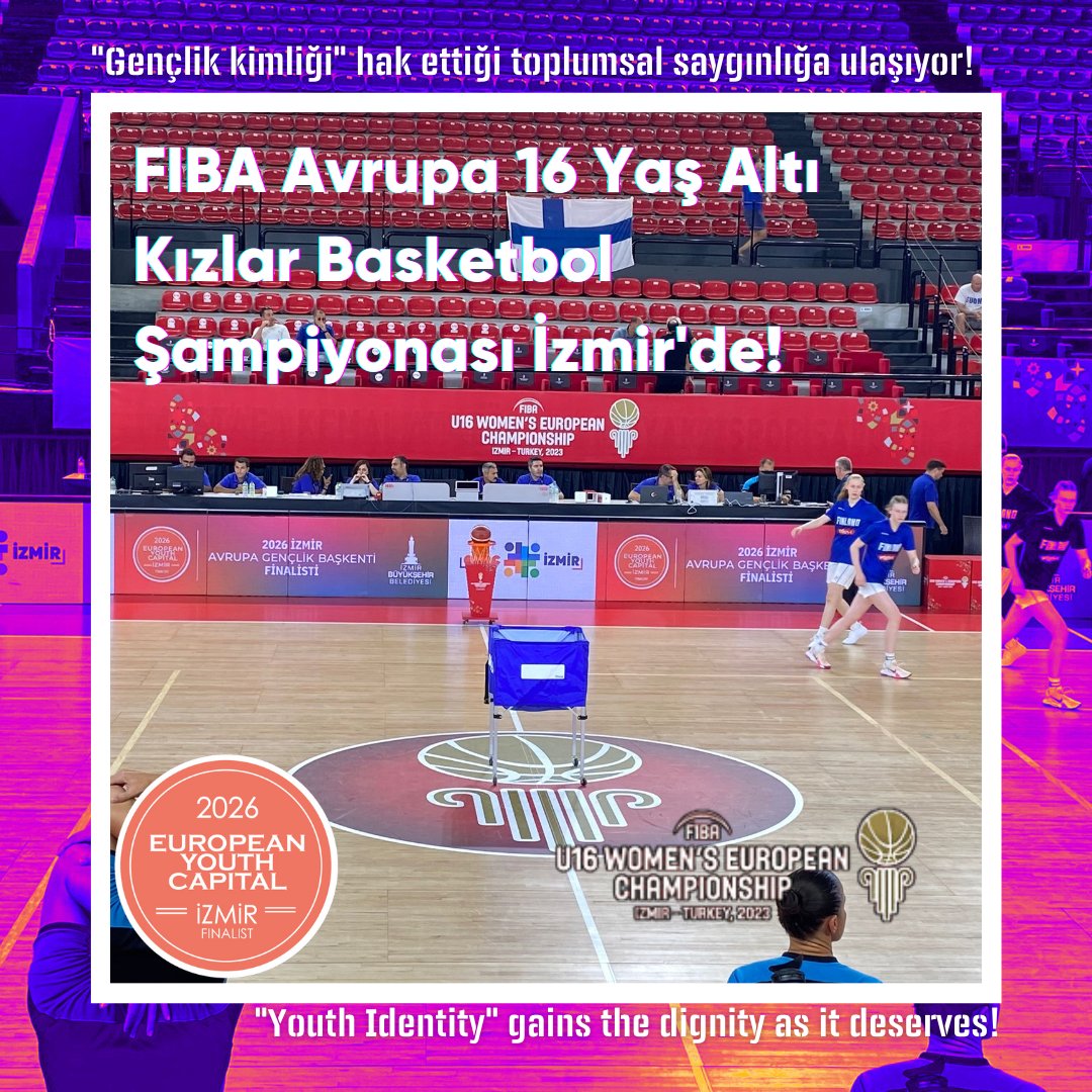 11-19 Ağustos arasında İzmir'in ev sahipliğinde gerçekleşen FIBA Avrupa 16 Yaş Altı Kızlar Basketbol Şampiyonası bugün oynanacak final maçlarıyla tamamlanıyor.

#AvrupaGençlikBaşkenti #izmir #agbizmir2026 #gençlik #genç #FIBAU16