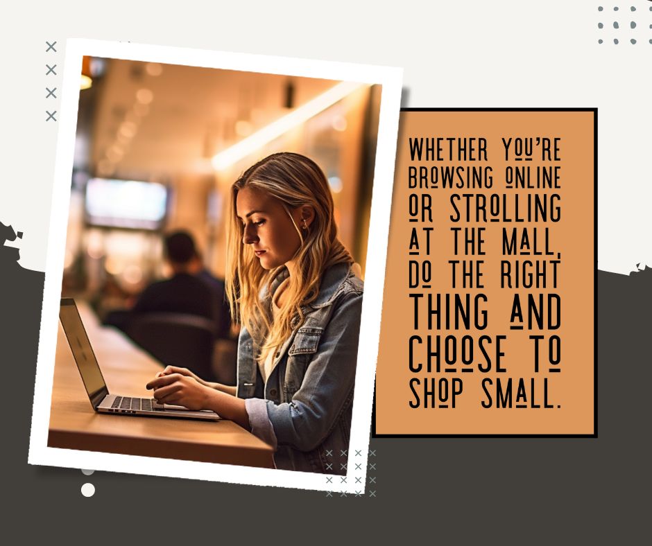 🛍️💕Discover the joy of supporting small businesses! Whether you're online or at the mall, let's choose to #ShopSmall and make a big impact in our community. #AuroraNebraska #Nebraska 🌽 #Aurora #ShopLocal #SupportLocal #GrowYourBusiness #SmallBizLove #CommunityMatters