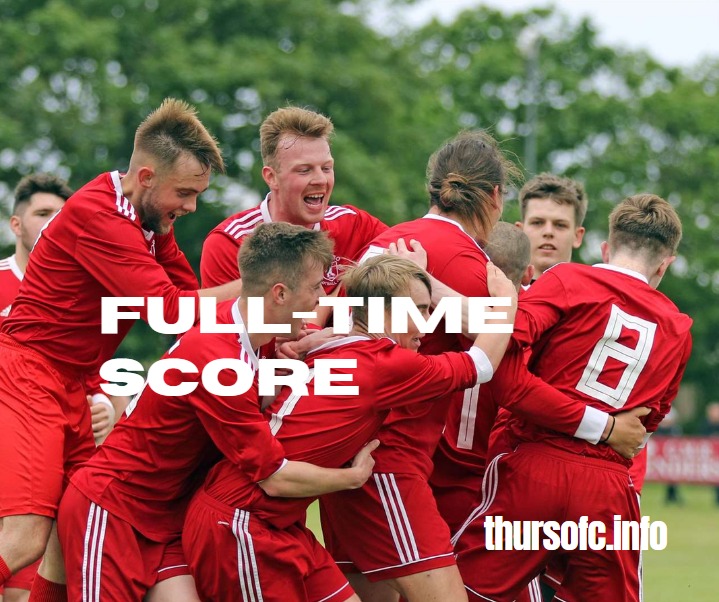 Full time - Thurso 4 v Alness United 2. Goals from James Murray, Allan Munro, Darren Sheppard and Josh Sutherland #TFC #Vikings