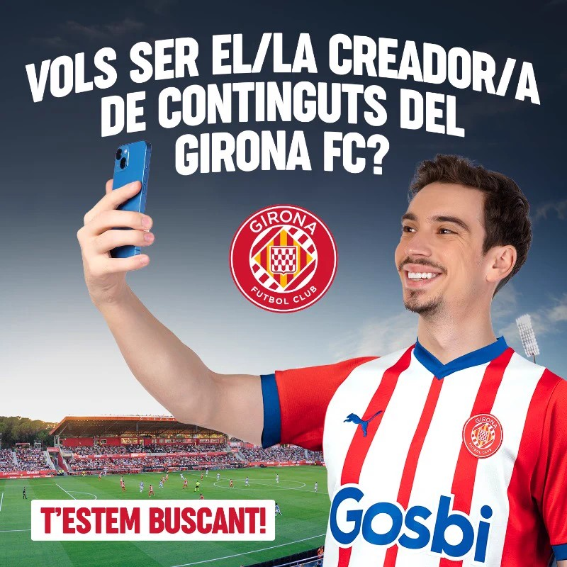 solofichajes123's tweet photo. OFERTA DE EMPLEO| El @GironaFC busca un creador de contenido para producir y presentar espacios de contenido audiovisual en directo en las diferentes redes sociales y plataformas digitales del club

◾️Plazo para presentar las candidaturas hasta el 31 de agosto a las 23.59 horas https://t.co/ZKyhpMjyo8