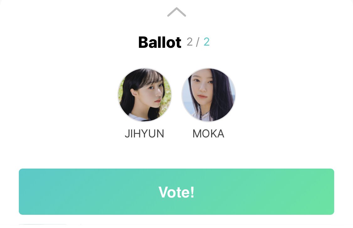 [📢] 230820 — VOTING REMINDER

CHOCOJIS, for this voting round, don’t forget to cast your vote for JIHYUN and Moka! And, post your proof using #MOKACCINOSxCHOCOJIS! 

#JIHYUN #지현 #RUNext #알유넥스트