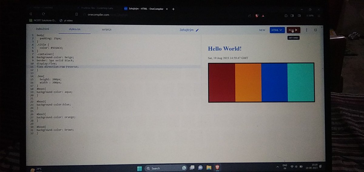 patel_gourav_'s tweet image. Learning flex-box by codehelp

#frontend #codehelp
