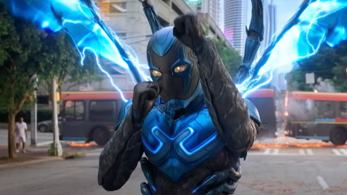 The Hollywood Handle on X: 'BLUE BEETLE' earned $10M on its domestic box  office opening day. Read our review:    / X