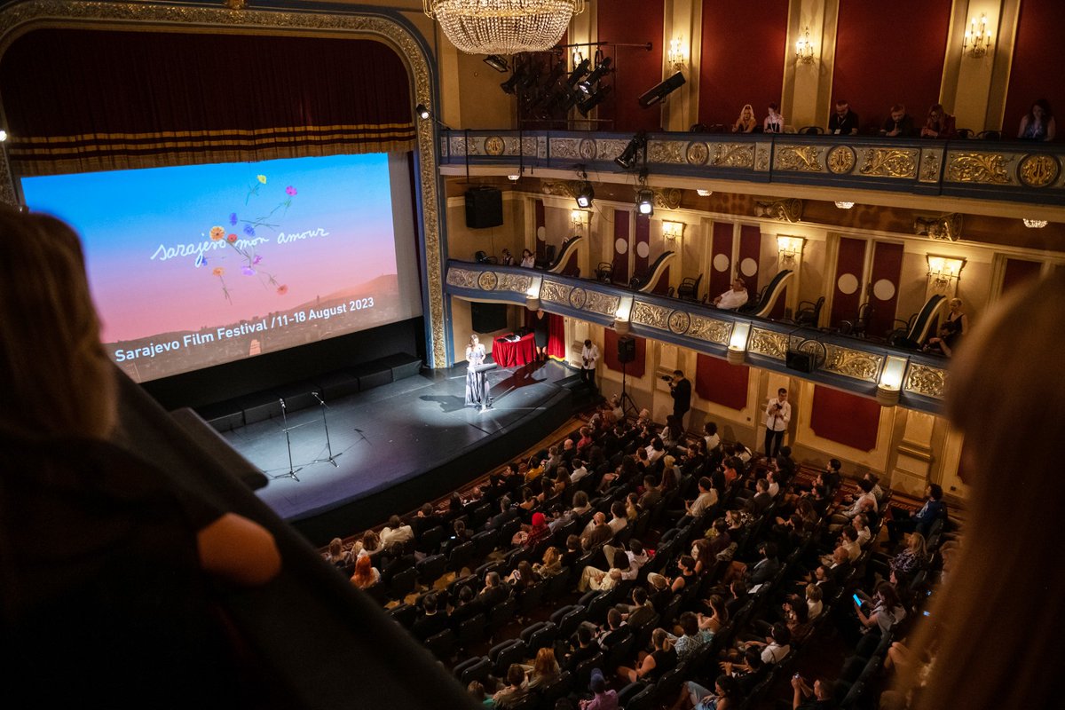 MacdonaldIngrid's tweet photo. A wonderful night and congratulations to Philip Sotnychenko for winning the Best Director ♥️ of Sarajevo for ‘La Palisiada’! 👏
Together with @UNESCO, @UN_BiH is proud to support the incredible talent being showcased at #SFF29 - looking forward to next year! 🎞 https://t.co/qzH8qGw2TK