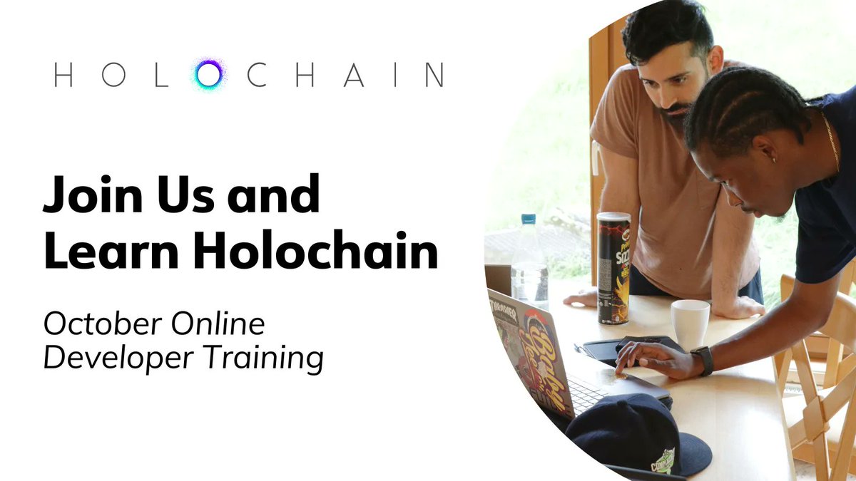 Holochain's tweet photo. Our goal is to expand our #DevCommunity, support ongoing projects, and build strong connections within our thriving #Web3 ecosystem. You'll start by joining an amazing peer cohort, but that's just the beginning of the journey. Learn more: https://t.co/DhkKef8yJF https://t.co/8JogtLQaPN