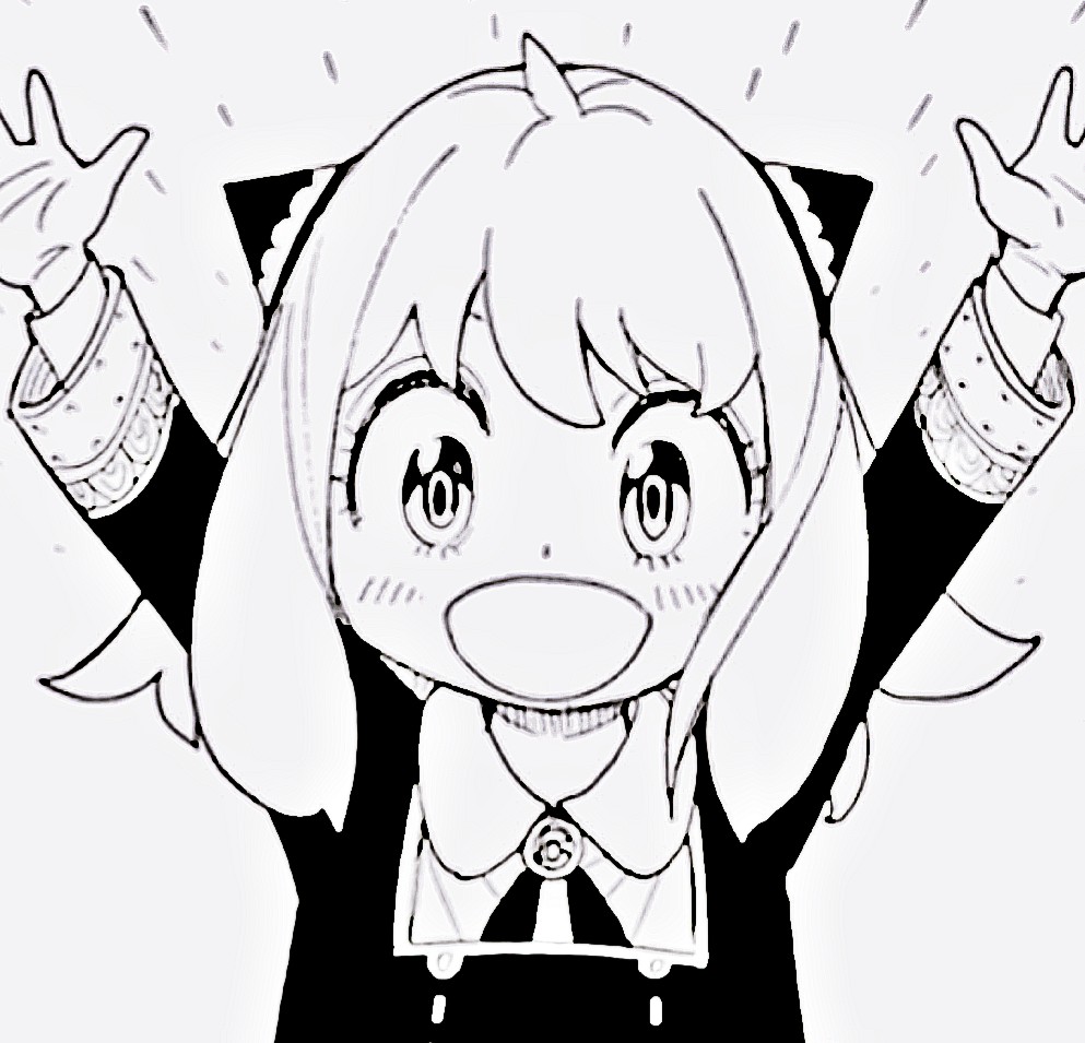 ANYALEETUMENTE's tweet photo. ——— Uhm... ¿De verdad de la buena que estás salvando al mundo, Sayu-onee?

Pausa drámatica.

——— ¡Anya también...! ¡Anya quiere traer la paz mundial con sus papis! https://t.co/MoBS6MWHYn