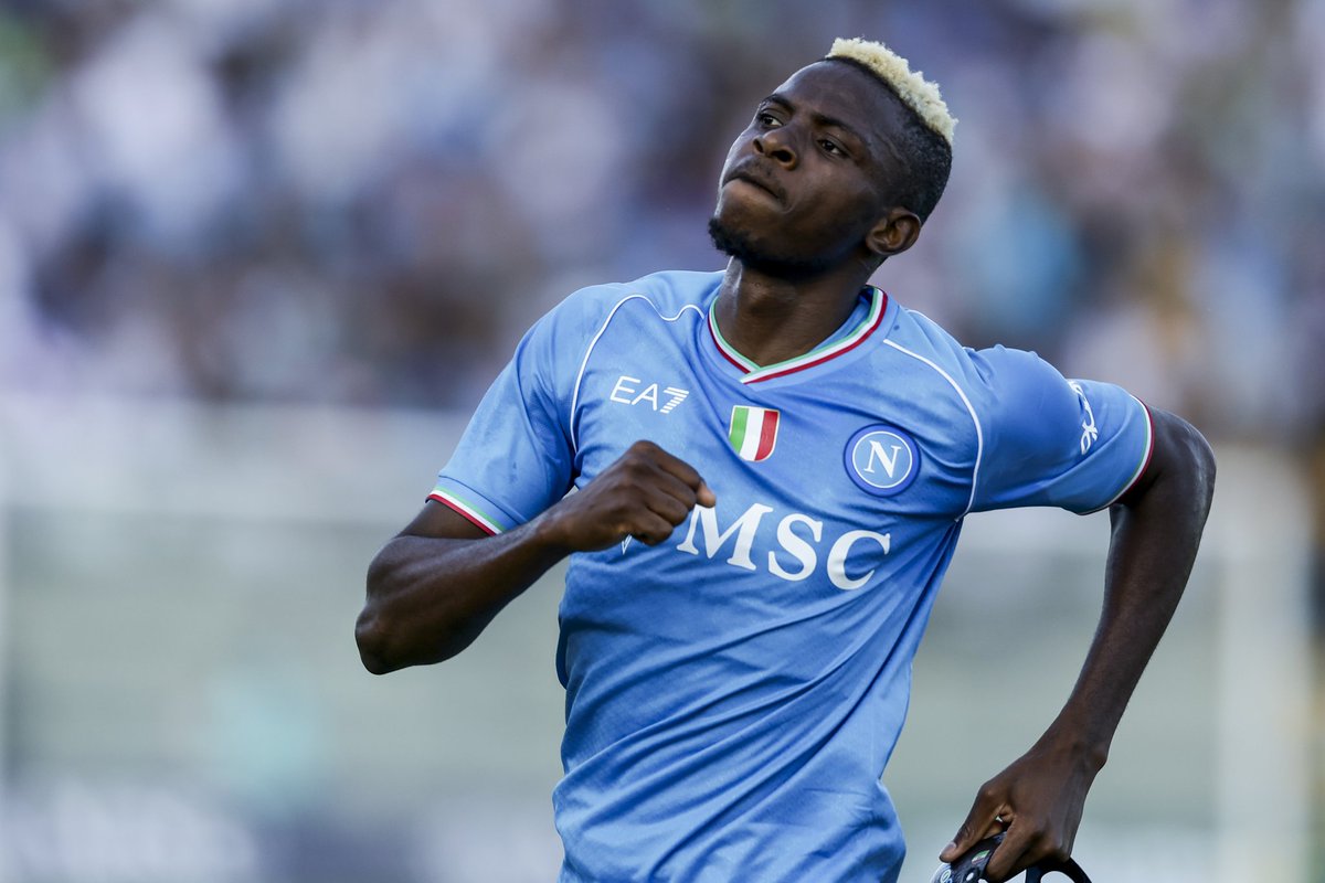 SauceOfUyo's tweet photo. If Osimhen scores for Napoli today, we're giving £20 to 3 people who retweet and like this post.

Not just that, we're going to fund #SportyBet accounts for 50 followers,1k each.
#LIVBOU https://t.co/rAEG91IYr2