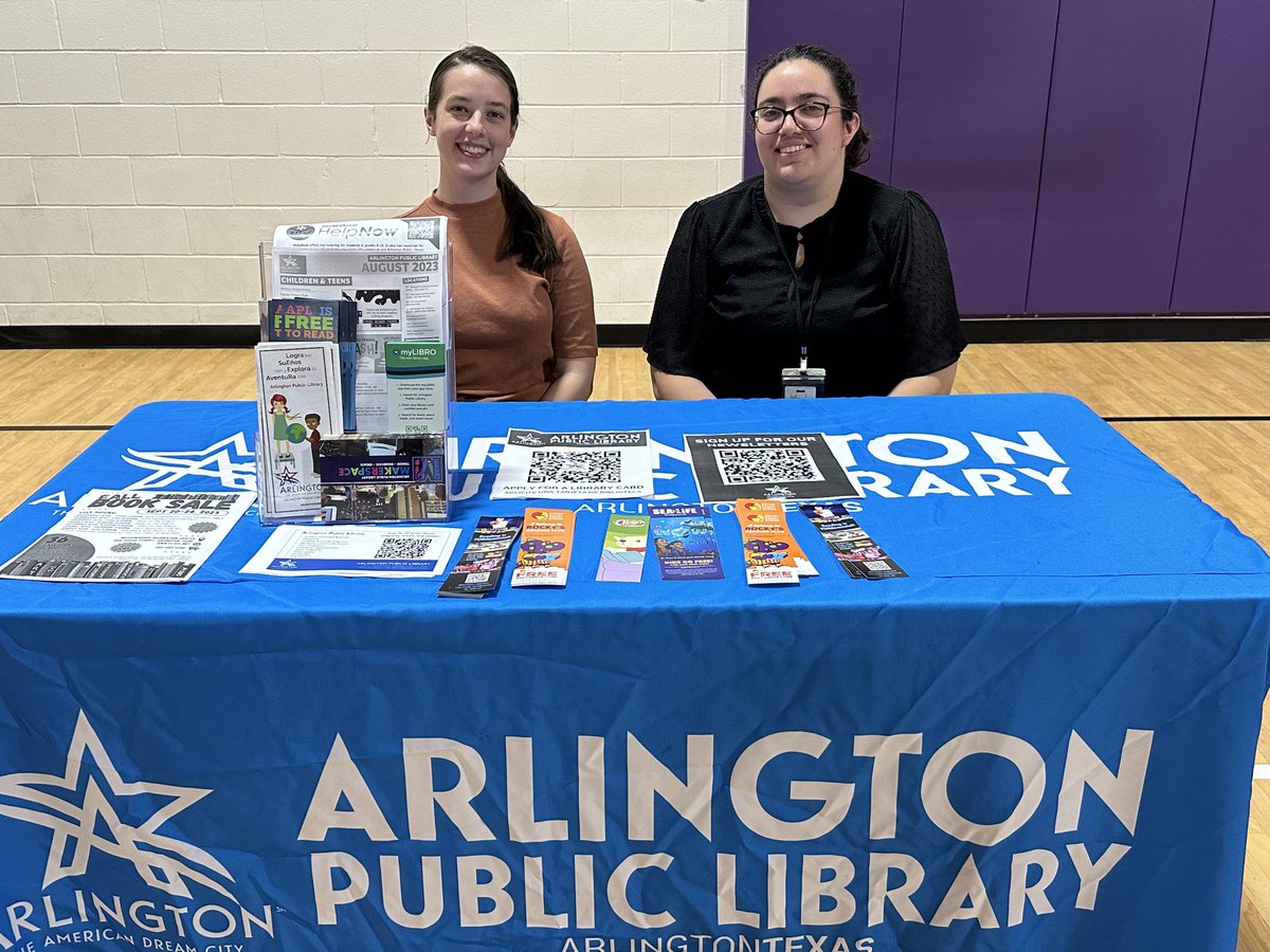 Crow El Library (@crowlibrary) on Twitter photo APL @ Crow to support on Meet the Teacher night! So fortunate to have them with us <a href="/CrowCougars/">Crow Leadership Academy</a> <a href="/crowlibrary/">Crow El Library</a> @aisdlibsrv <a href="/ArlingtonTXLib/">Arlington Public Library</a> APL @ Crow to support on Meet the Teacher night! So fortunate to have them with us <a href="/CrowCougars/">Crow Leadership Academy</a> <a href="/crowlibrary/">Crow El Library</a> @aisdlibsrv <a href="/ArlingtonTXLib/">Arlington Public Library</a>