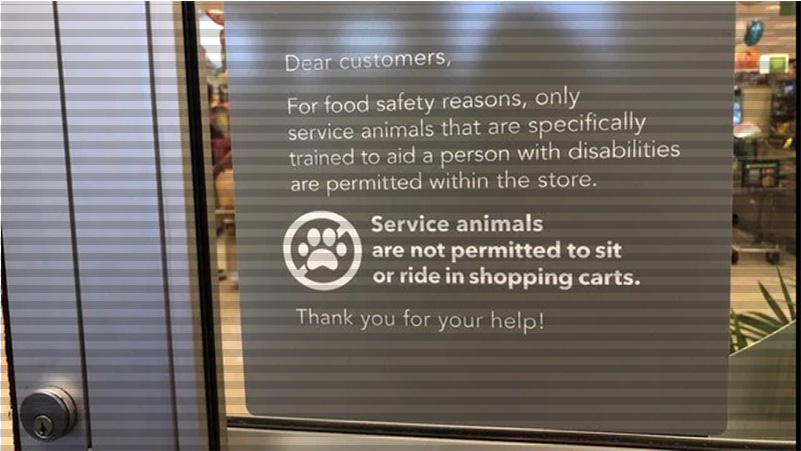 Cause this Karen thinks the laws don't apply to her she won't go to "this store".  EXCEPT they do.  And <a href="/PublixHelps/">PublixHelps</a> has been posting the proper requirements for 5 years. #esa #pets #noshopping Thanks <a href="/Publix/">Publix</a> 

wptv.com/lifestyle/pets…