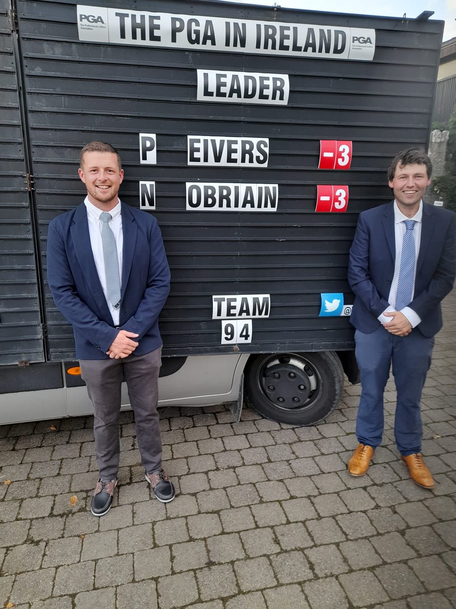 GolfCahir's tweet photo. Another day another win ! 

Congratulations once again to our club professional Paul Eivers who finished T1 with Neil O’Briain today at the Newcastle West Pro-Am sponsored by 
STL Logistics. 

Two wins in two days 👏 👏 

📸 Photo Credit: PGA In Ireland https://t.co/xgP565hdaA