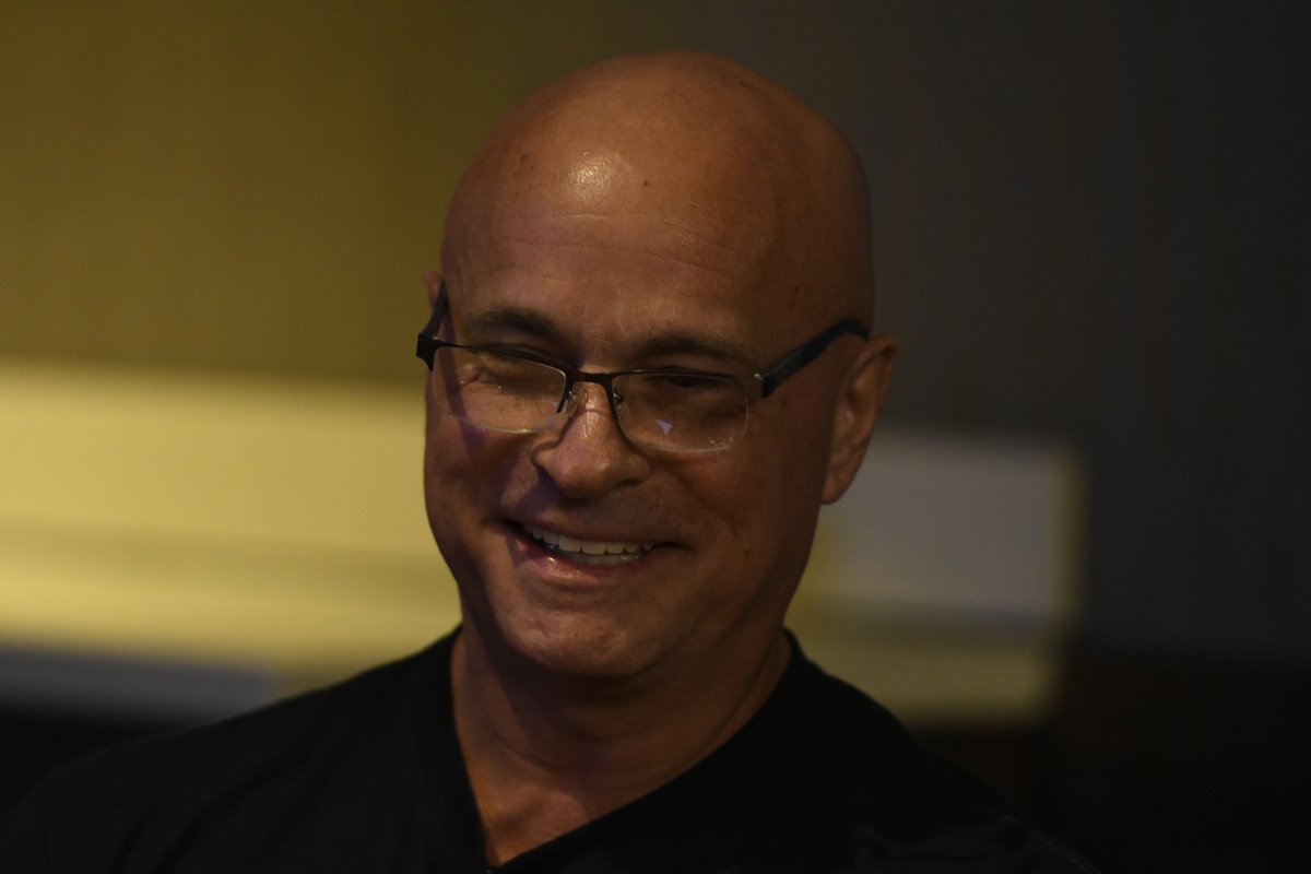AlanGendelman's tweet photo. All smiles on 2nd break @LivePokerRoom 

Chip counts:
Isiah Ditoto: 190,000
Bob Kosydar (won his seat through leaderboard promotion): 173,000
Chris Czik: 145,000
Brian Luo: 143,000
Jonathan Gilliam: 120,000
Farid Jattin: 100,000
Michael Lech: 96,000
Joe McKeehen: 95,000
Ari Katz: 93,000
Cherish Andrews: 88,000
Joey Lebrun: 78,000
Nitis Udornpim: 72,000
Daniel Lazrus: 62,000
Casey Hatmaker: 55,000
William “Billy” Beer: 55,000
Valerie Novak: 46,000
Aubrey Williams: 45,000
Brock Wilson: 44,000
Andrew Porter: 42,000
Ryan Brown: 42,000
Michael Marsico: 38,000
Christian Harder: 35,000
David Yoon: 34,000
Harsha Adusumalli: 25,000
Max Schrack: 21,000

69 entries so far today, remaining players coming back to Level 5 (300-600-600)

📸: @AndrewSchutzman