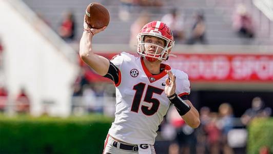 Kirby Smart just announced that Carson Beck has been named the starting quarterback #UGA #GoDawgs