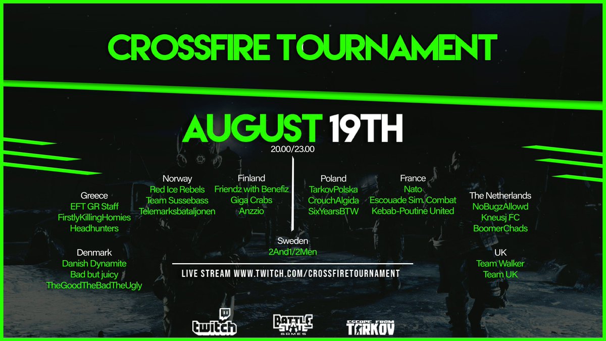 🔥 We're back live after 4 months 🔥

Playing CrossFire representing #Netherlands on private accounts &amp; servers!

Link in comments!

<a href="/bstategames/">Battlestate Games</a> @g0d_like999 <a href="/MVRIKTF/">MarikTF</a>