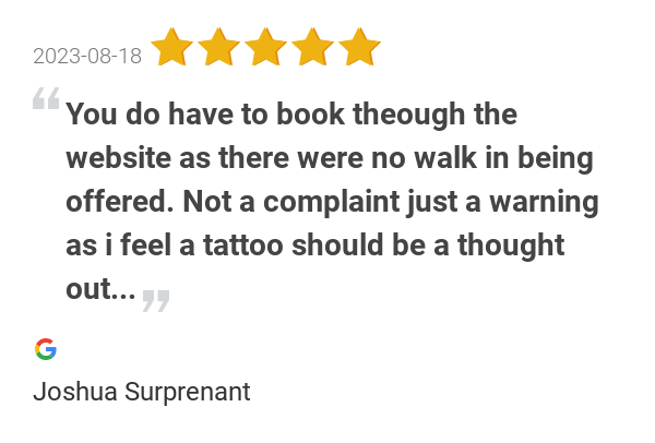 pensNneedles's tweet photo. New 5.0-star Review: "You do have to book theough the website as there were no walk in being offered. Not a... https://t.co/iLzMR76Yb0