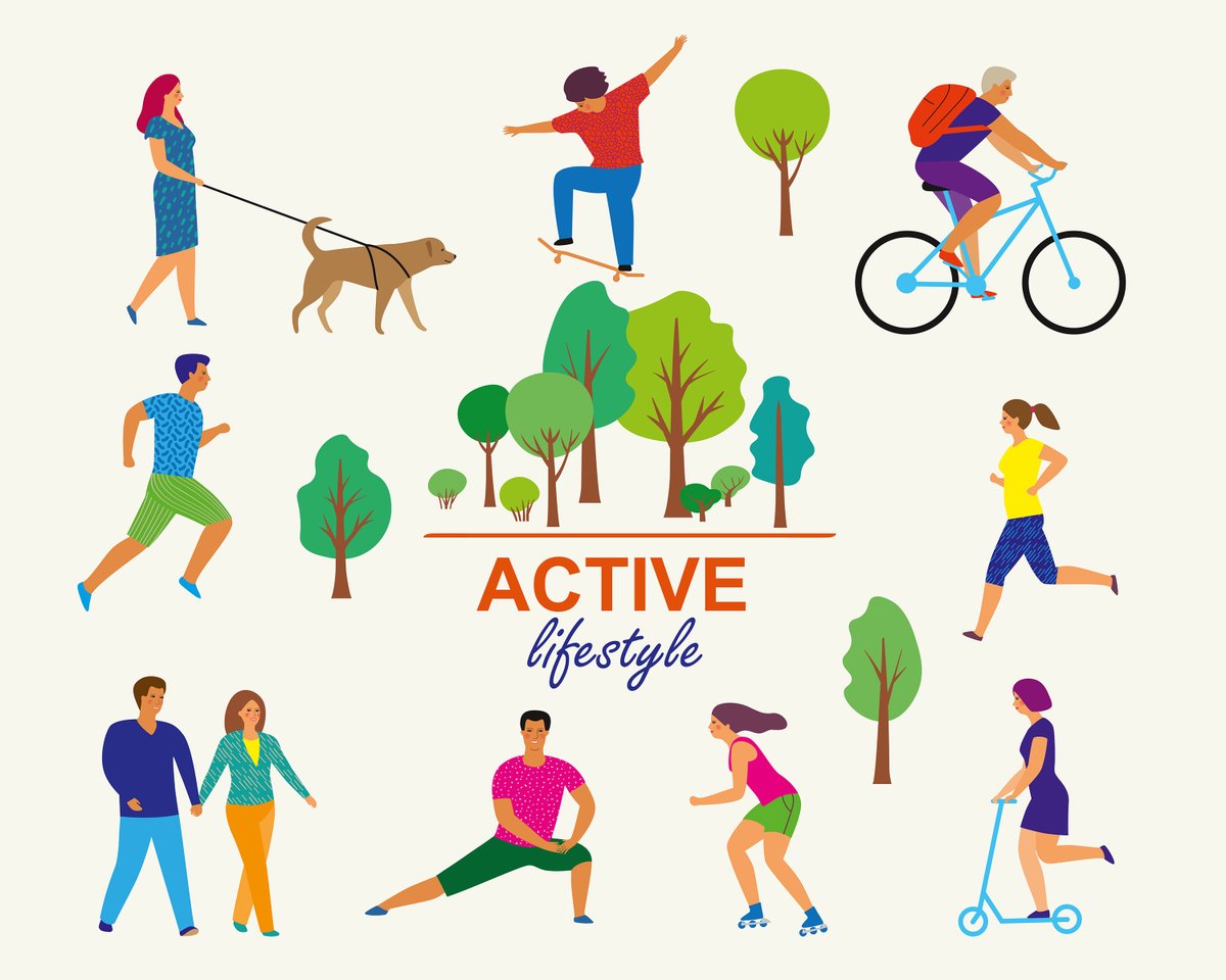 An active lifestyle is a healthy lifestyle. #SaturdayThoughts #SaturdayMorning #SaturdayMotivation #lifestylemedicine #lifestyle #Health #HealthyHabits
