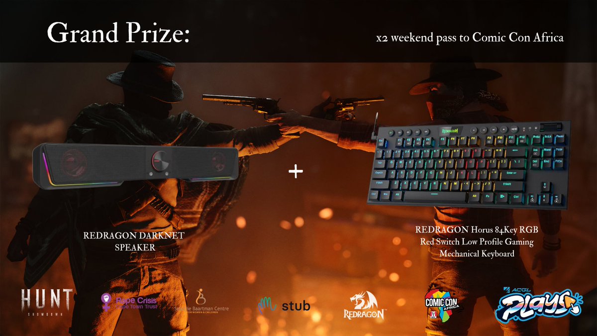 rushkagg's tweet photo. Congrats @Cam_Ceej  on taking the win! 🤠🤠🤠

Youre getting x2 weekend passes to @ComicConAfrica  and a @RedragonSa hamper ⬇️⬇️⬇️

cc @AfricanGaming @Bumfluffski 
#ACGLshowdown https://t.co/AQTU2v05Ph