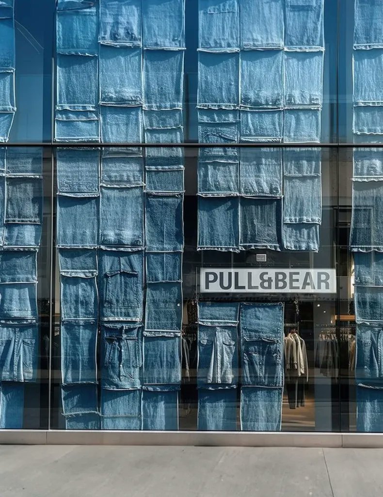 Denim dreams at Pull&Bear's epic shop design! 👖✨

#Pullandbear #AI #creative #chatgpt #shopdesign #denimlove