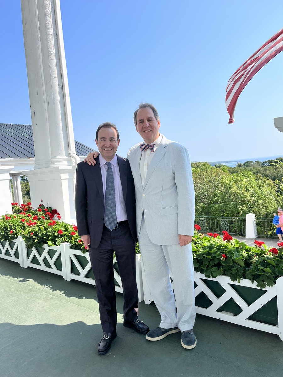 27 years of friendship and collaboration. Thanks to <a href="/joshuarosenowMD/">Joshua Rosenow</a> for being one of our keynote speakers <a href="/MANSNeurosurg/">MANSNeurosurgery</a> <a href="/GrandHotelMI/">Grand Hotel</a> <a href="/HenryFordNeuro/">Henry Ford Neuroscience</a> <a href="/Neuroscience_NU/">Northwestern Neuroscience</a> <a href="/YaleMed/">Yale School of Medicine</a>