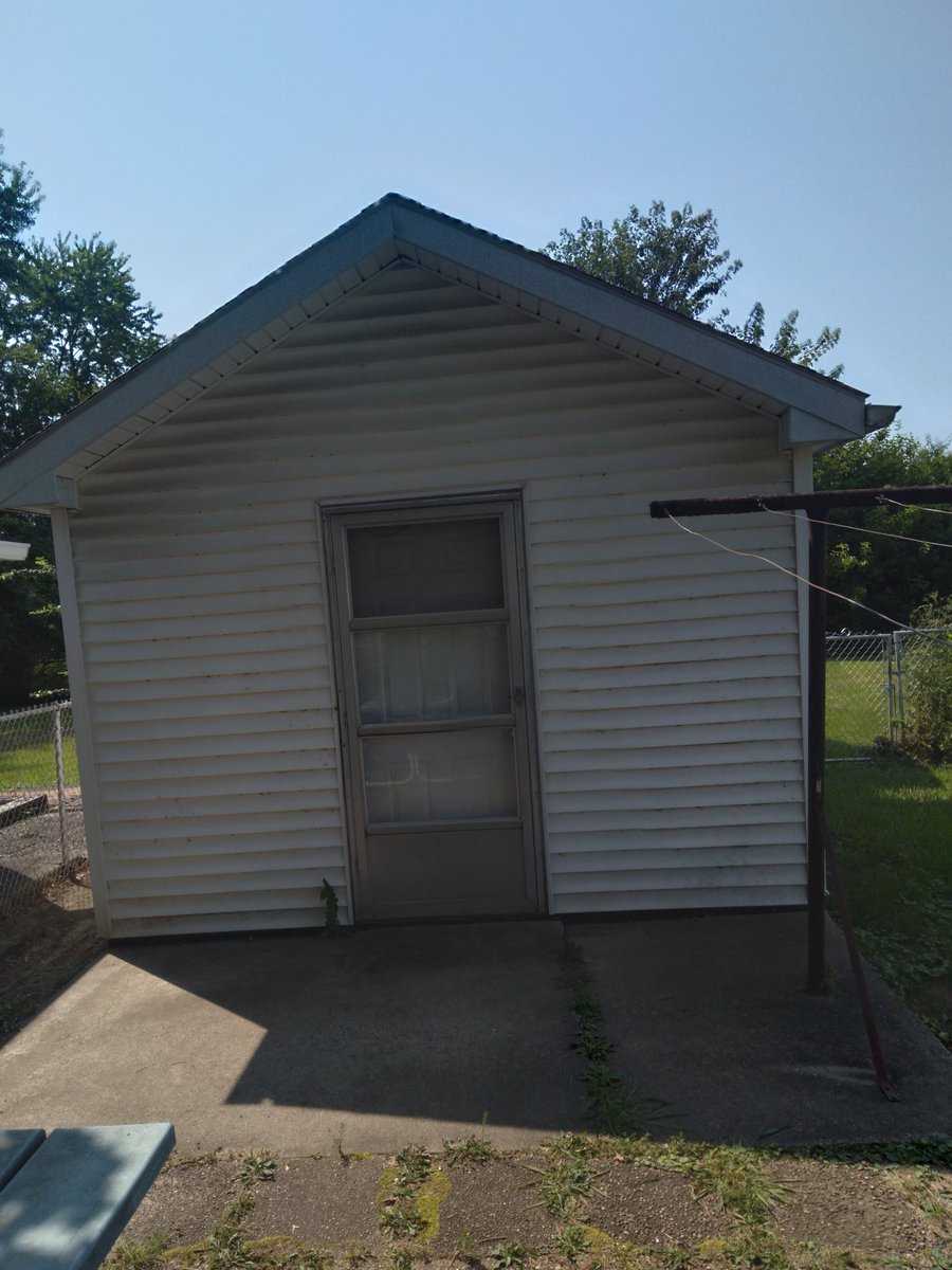 Outside of the He-SHED  AKA  MY DOG HOUSE WHEN <a href="/ArtPieceandLove/">susan bell</a>  has enough of my nonsense 🙄🤣🤣. Cards4eva ❤💯.