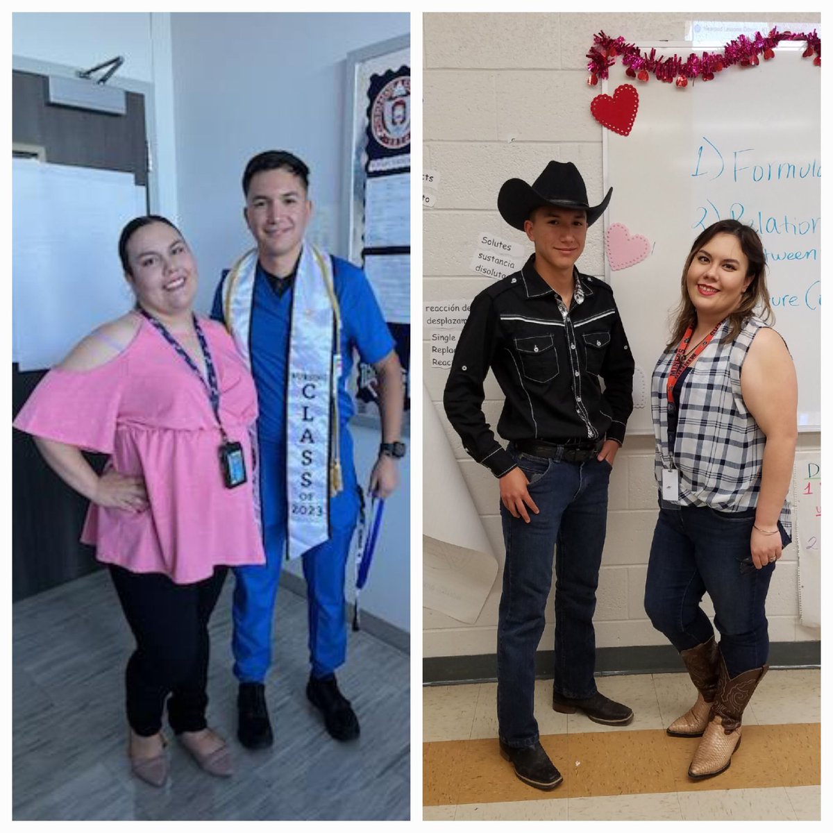 SManley_SHS's tweet photo. My biggest honor as a teacher has been to see this "teenager" grow into the man he is today. He truly is like a son to me and I am so proud of his accomplishments! Felicidades Nurse Irving Najera on this great accomplishment! 🎉 oh the difference that 6 years makes!! 💕 https://t.co/oY9RENH3pB