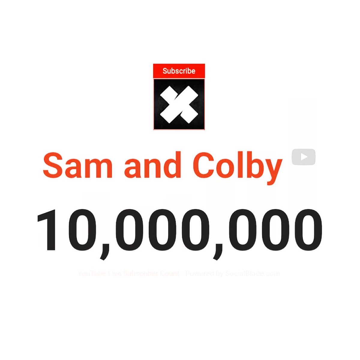 10 Million Subscribers. absolutely mind blowing. thank you all so so so much. never thought these two kids from kansas would make it this far but couldn't be more grateful ♥️ love you all. the best is yet to come.