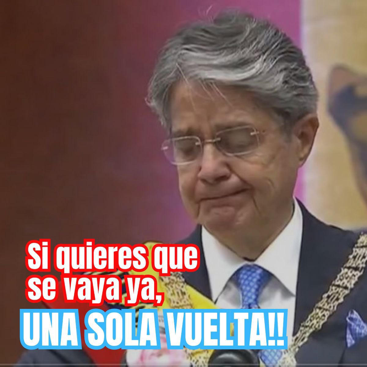 tamy_idrobo's tweet photo. Patria dolida y amada:

#UnaSolaVuelta y el gobierno de este inepto e incapaz se va a su casa más rápido. 

No duden más, ¡No hay tiempo que perder!

El poder para conseguir #ElResurgirDeLaPatria está en nuestro voto. 🇪🇨 https://t.co/iDFw1lfd44