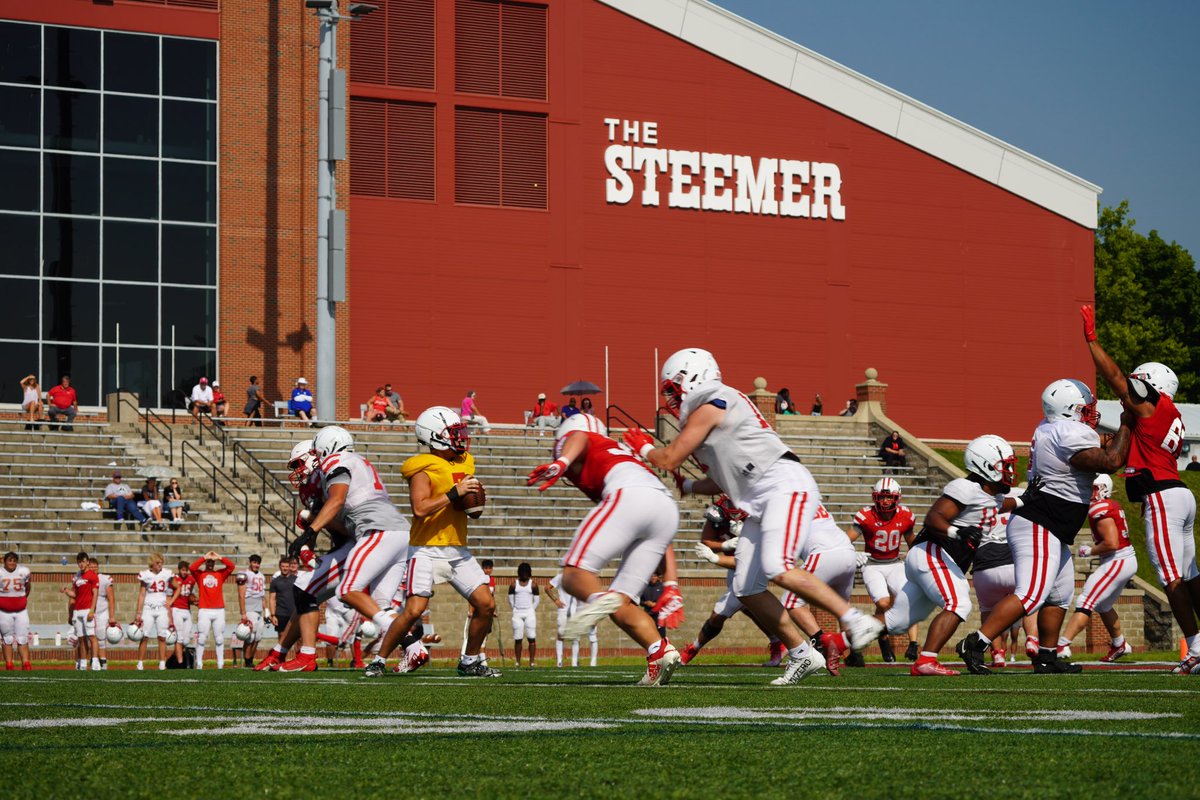 WittFootball's tweet photo. Scenes from today. Red and White scrimmage. Team picnic. Camp life.

#TigerUp
#Wittenberg
#D3FB https://t.co/JXGC6GboqS