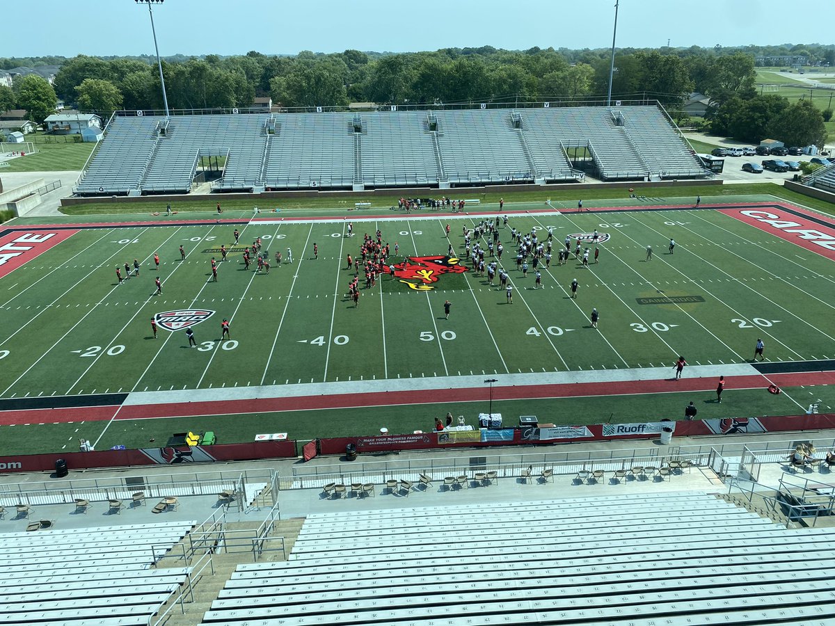 Scrimmage #2 in the books for @BallStateFB ✅ Two weeks from today we kickoff the season @ Kentucky 🏈 Who else is ready to get this thing started!? #1AAT x #WeFly