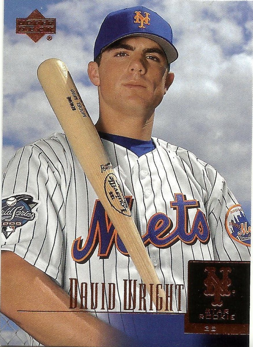 MetCastPod's tweet photo. 🚨🚨Throwback Giveaway🚨🚨

You Guys Asked For It! Tha Captain! 

- 2001 UPPER DECK DAVID WRIGHT ROOKIE #52

To Enter:
- Follow Us
- Retweet

*Bonus Entry*
- Tag A Mets Fan In Comments 

The Winner Will Be Chosen In 48 Hours! 
#LGM #METS #Captain https://t.co/GrJkAKAuTg
