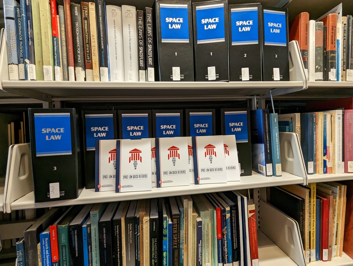 Our Profs are putting the finishing touches on their syllabi - looking forward to classes starting on Monday. In the meantime, look what we found in our library!  #WeekendStudies #SpaceLaw #AirLaw #DroneLaw
#WhyStudyAirAndSpaceLawAnywhereElse?