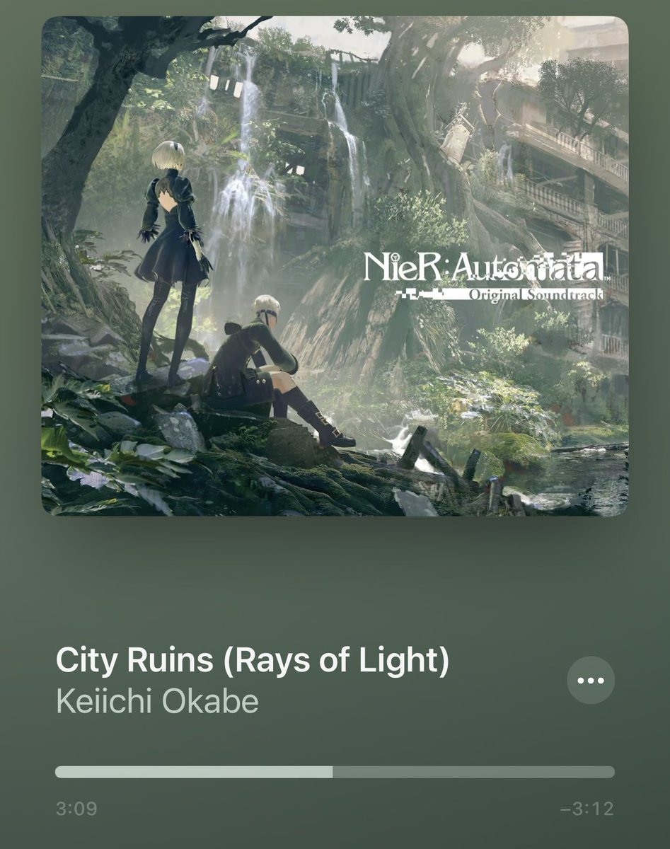 The_Ben_Starr's tweet photo. The NieR:Automata soundtrack has never not been utterly mesmerising. https://t.co/h8FnaQTJqY