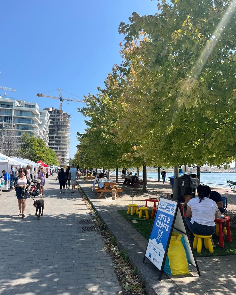 WaterfrontBIA's tweet image. Come on down to Bayside Village to enjoy the perfect BBQ picnic day!! 🌱🥪☀️⛳️ Lawn games, amazing food, crafts, shopping, and more!! 

On until 5pm today 😎 

#atthewaterfront #waterfronttoronto #todotoronto