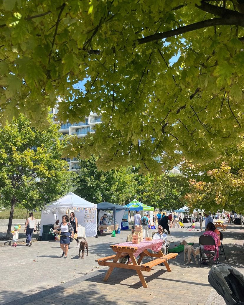 WaterfrontBIA's tweet image. Come on down to Bayside Village to enjoy the perfect BBQ picnic day!! 🌱🥪☀️⛳️ Lawn games, amazing food, crafts, shopping, and more!! 

On until 5pm today 😎 

#atthewaterfront #waterfronttoronto #todotoronto