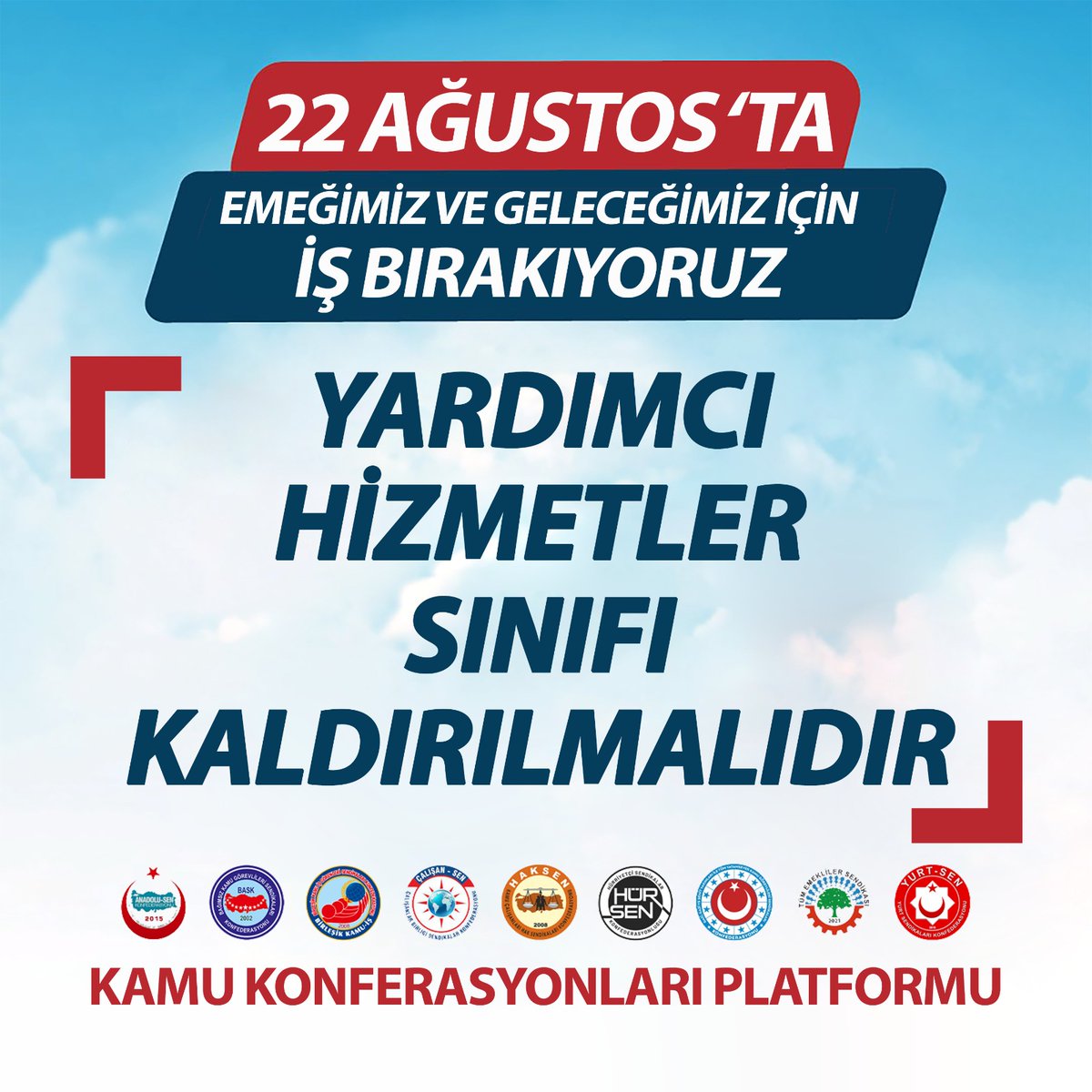 tecsen's tweet photo. ⏰ 22 Ağustos Salı günü ülke genelinde iş bırakıyoruz. 
⏰22 Ağustos Salı günü tüm illerde eş zamanlı ortak basın açıklaması. 
⏰ 22 Ağustos Salı günü saat 12:00’de Çalışma ve Sosyal Güvenlik Bakanlığı önünde ortak basın açıklaması yapılacaktır. 
#Emeğimiziçinbirlikteyiz
#BASK https://t.co/kgsWJ8NXpE