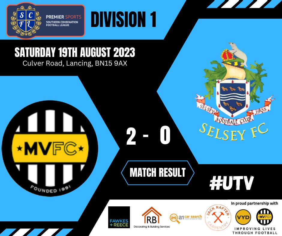 MontpelierVilla's tweet photo. Final result against @SelseyFootballC 2-0 to the #villains ⚽

Highlights
Sabino showing his class ⚡
Baden makes a piercing run and slots home 😎
Luke Burbidge dictates the game 🕐
Tommy Yeates rolls back the years in goal 🧤

@SussexCountyFA
@NonLeagueFix
@TheSCFL

#UTV https://t.co/YQkva9NTy9