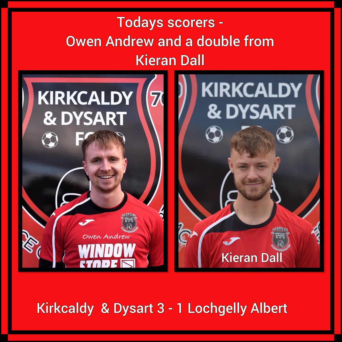 Kirkcaldy & Dysart FC tweet media
