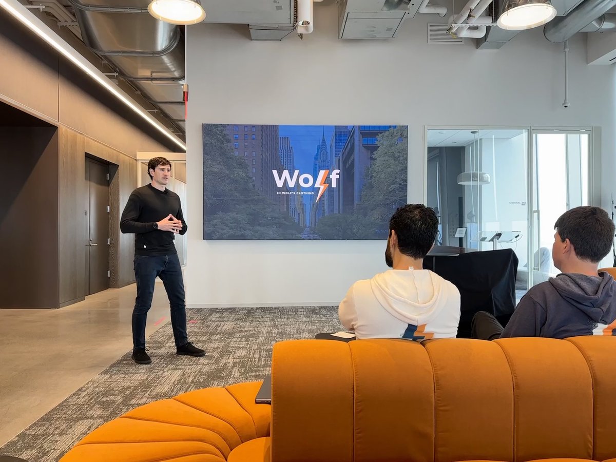 It was an honor to visit the <a href="/_WolfNYC/">🐺 Wolf ⚡</a> HQ in New York City and listen to <a href="/gladstein/">Alex Gladstein 🌋 ⚡</a> talk to this summer’s Wolf  Pack! 🐺 Thank you to the whole team for your hospitality. Very inspired by the builders here from around the world working on #Bitcoin and Lightning ⚡️ companies. The