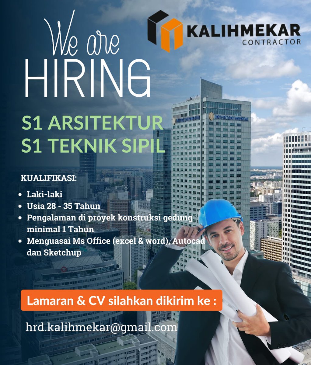 𝐋𝐎𝐖𝐎𝐍𝐆𝐀𝐍 𝐊𝐄𝐑𝐉𝐀
_________________________________

Bagi yang memenuhi persyaratan, silahkan langsung daftar ya. See you!

#loker_semarang
#banggadisemarang
#infoloker
#lowongankerja
#infoloker
#tipskerja
#motivasi
#semarang
#semaranghits
#kerjabumn