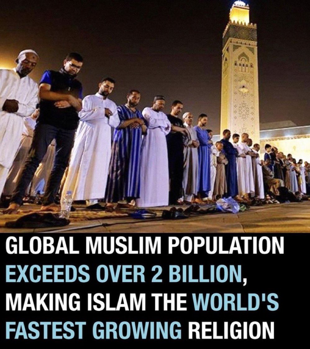 HalalNation_'s tweet photo. There are over 2 Billion Muslims in the world 😯 🌍 https://t.co/YpMnYQ9SWp