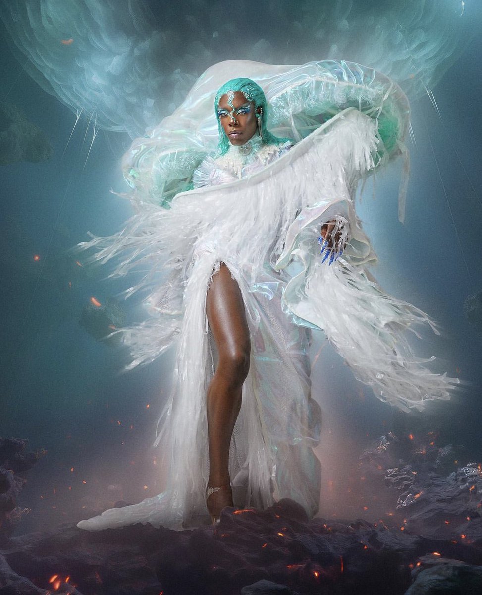 PopCrave's tweet photo. #DragRaceFrance Season 2 contestant Keiona becomes the first #DragRace contestant in HISTORY to earn a top placement in every episode leading up to the grand finale. https://t.co/WXPOAWSZyg