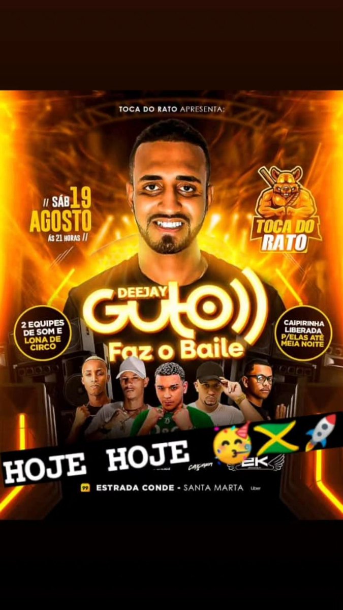 E hoje brota e convoca, Tudo certo pra mas tarde  🕺💃