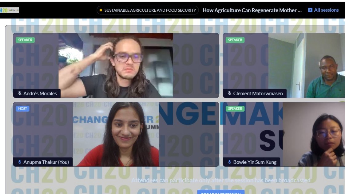 Changemaker_20's tweet photo. "Discover the magic beneath our feet! Join us for a journey into 'Harmony in the Soil' 🌱 Explore the power of microbes and fungi in revitalizing agriculture for a greener planet. 🌍🍃 #SustainableAg #SoilSecrets" #Changemaker20 #CH20 #G20India https://t.co/q4Ab8faGOB