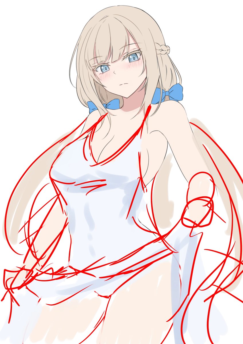 メリメリはドレスも考えてるよ(まだデザインが思いつかんの) 