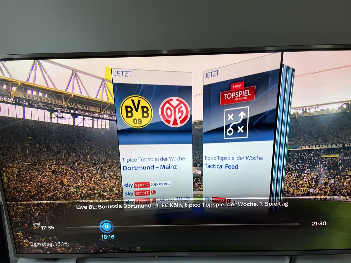 Übles Nachtreten von euch, ⁦<a href="/SkySportDE/">Sky Sport</a>⁩ 😉 Gut, dass wir weder nachtragend noch abergläubisch sind. ⁦<a href="/BVB/">Borussia Dortmund</a>⁩ ⁦#bvbeffzeh