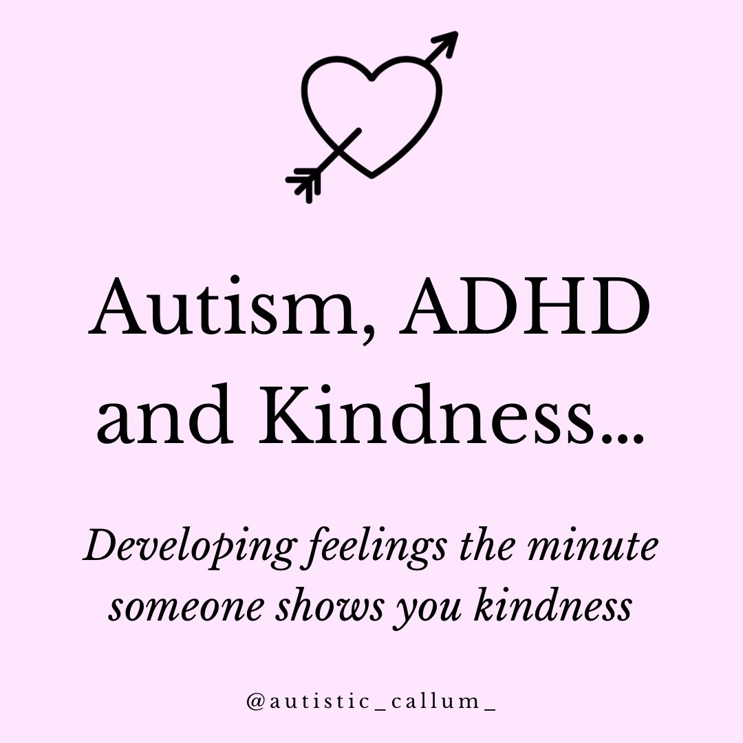 AutisticCallum_'s tweet photo. Many Autistics and ADHDers develop platonic or romantic feelings for people who show them basic kindness. This 🧵 explores why this might happen. https://t.co/M43PfKfBEK