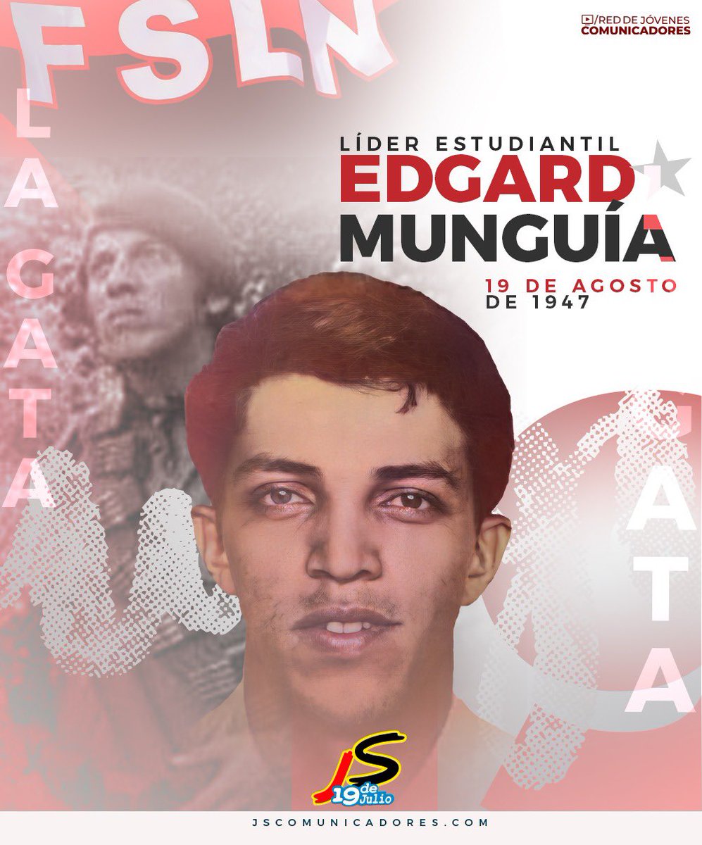 #19deAgosto Natalicio de Edgar 'La gata' Munguía. #Nicaragua