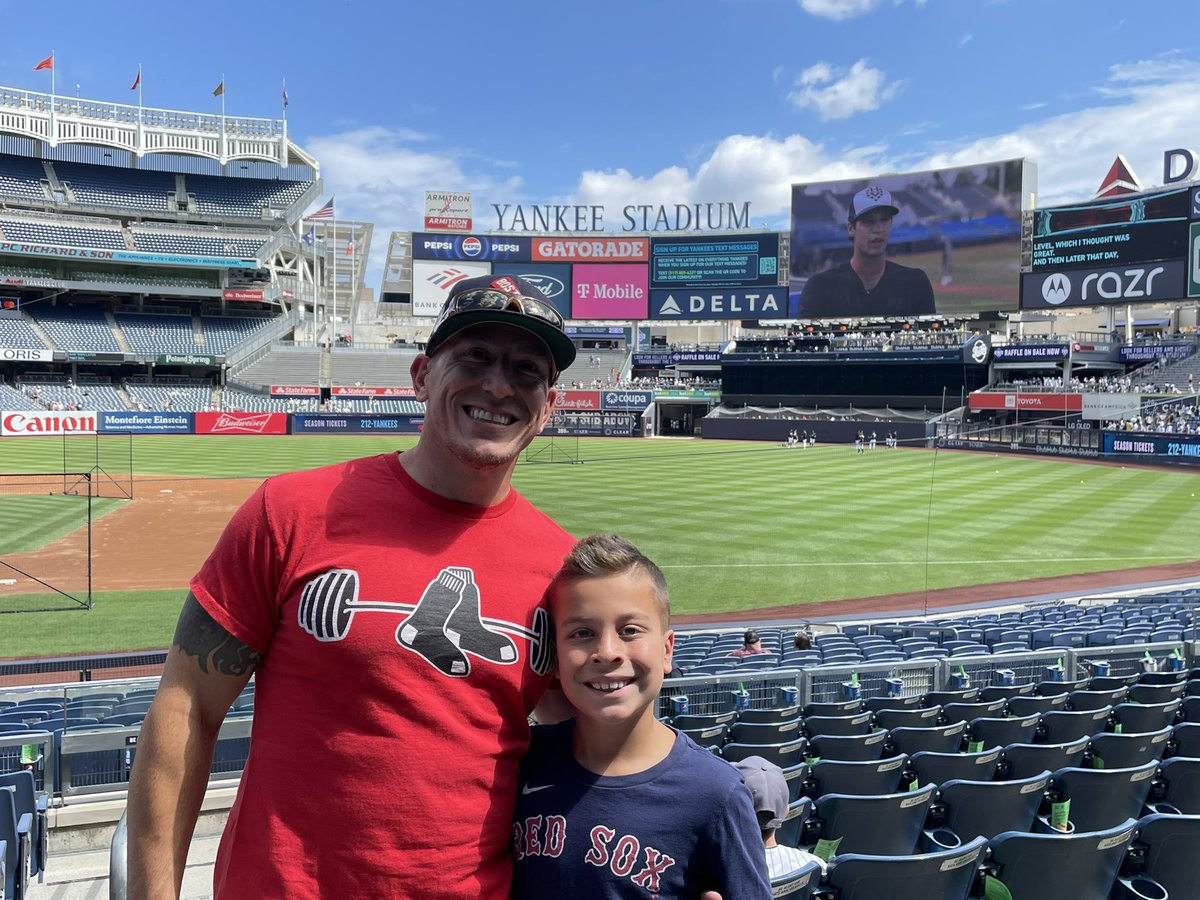 Beautiful day for baseball ⚾️ #redsoxnation #BOSvsNYY #saturday